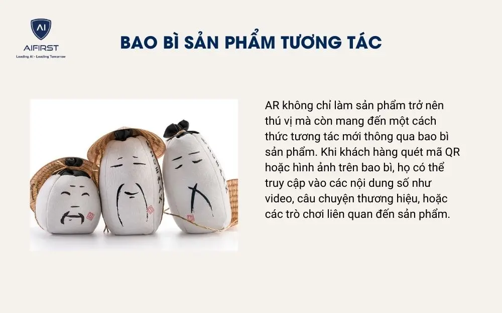 Bao b&igrave; sản phẩm tương t&aacute;c