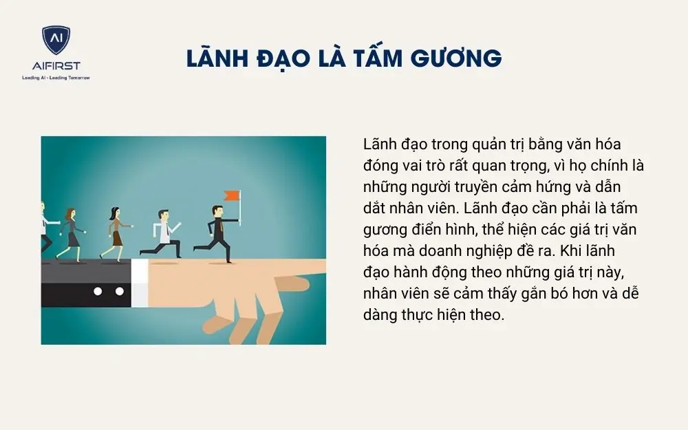 L&atilde;nh đạo l&agrave; tấm gương