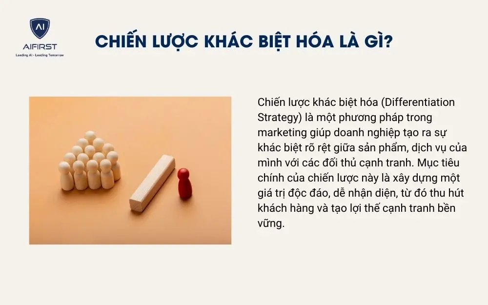 Chiến lược kh&aacute;c biệt h&oacute;a l&agrave; g&igrave;?