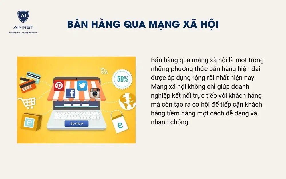 B&aacute;n h&agrave;ng qua mạng x&atilde; hội