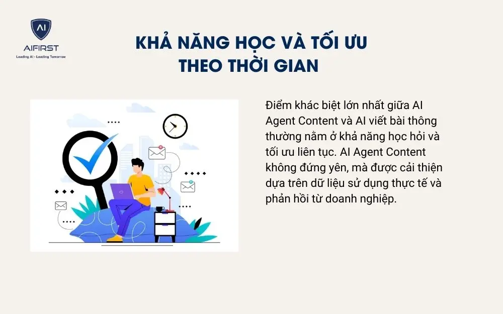 Khả năng học v&agrave; tối ưu theo thời gian