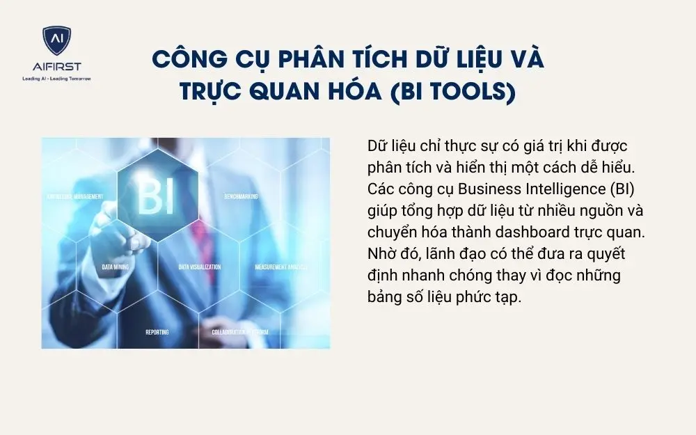C&ocirc;ng cụ ph&acirc;n t&iacute;ch dữ liệu v&agrave; trực quan h&oacute;a (BI Tools)