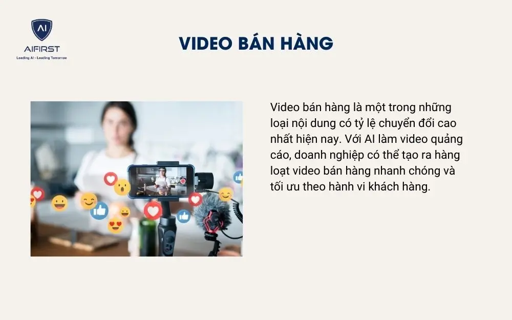 Video b&aacute;n h&agrave;ng