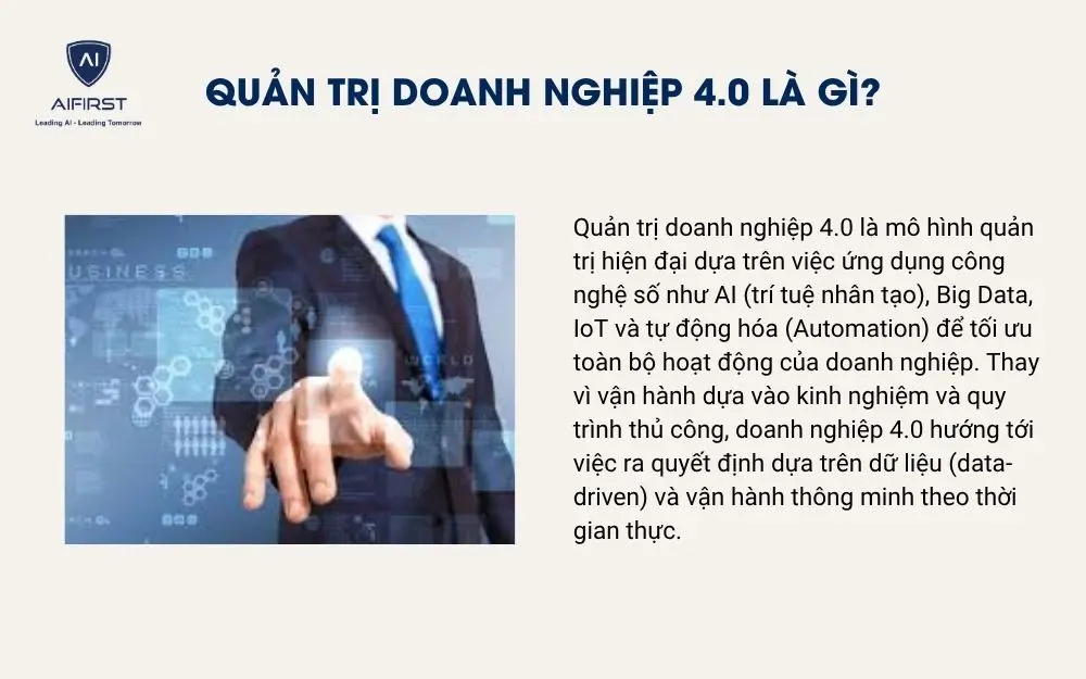Quản trị doanh nghiệp 4.0 l&agrave; g&igrave;?