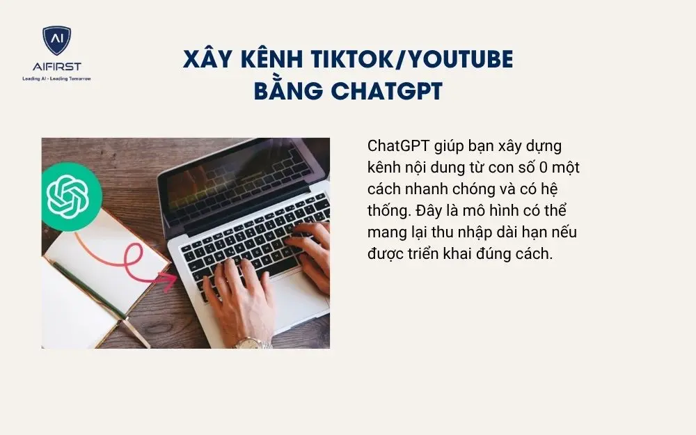X&acirc;y k&ecirc;nh TikTok/YouTube bằng ChatGPT