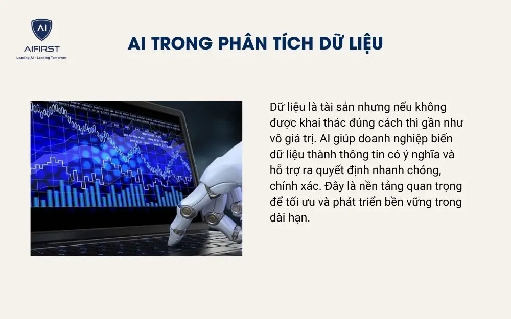 AI trong ph&acirc;n t&iacute;ch dữ liệu