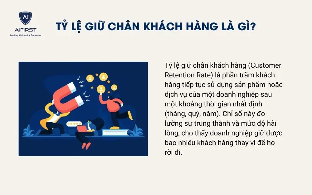 Tỷ lệ giữ ch&acirc;n kh&aacute;ch h&agrave;ng l&agrave; g&igrave;?