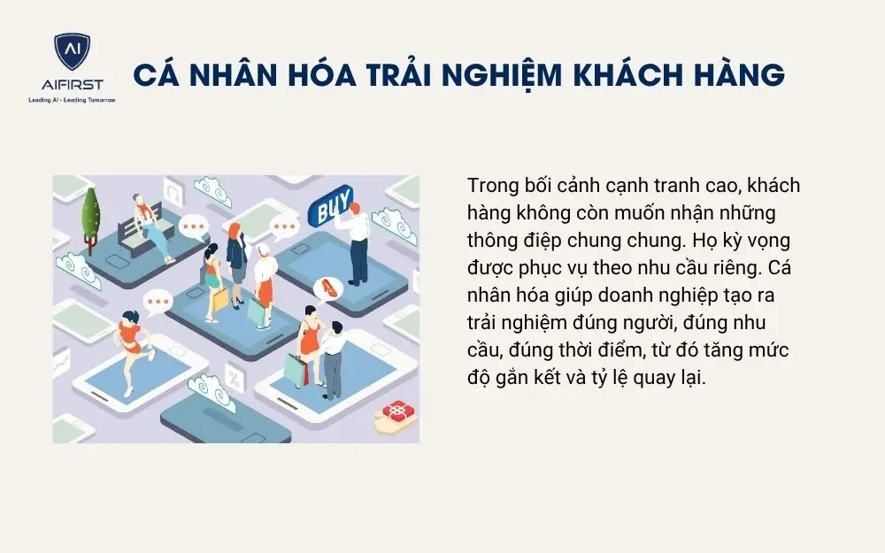 C&aacute; nh&acirc;n h&oacute;a trải nghiệm kh&aacute;ch h&agrave;ng