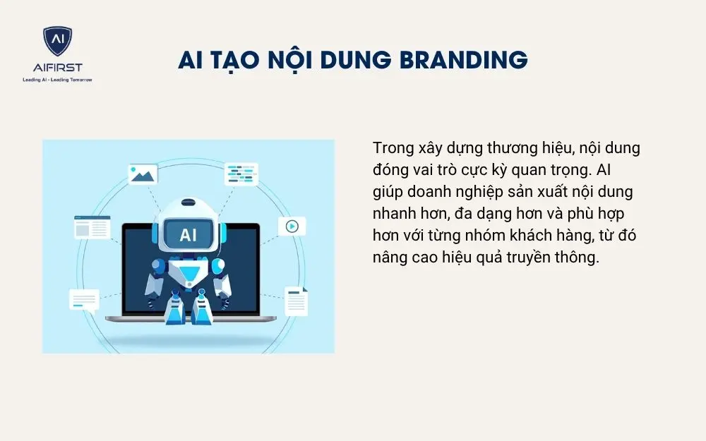 AI tạo nội dung branding
