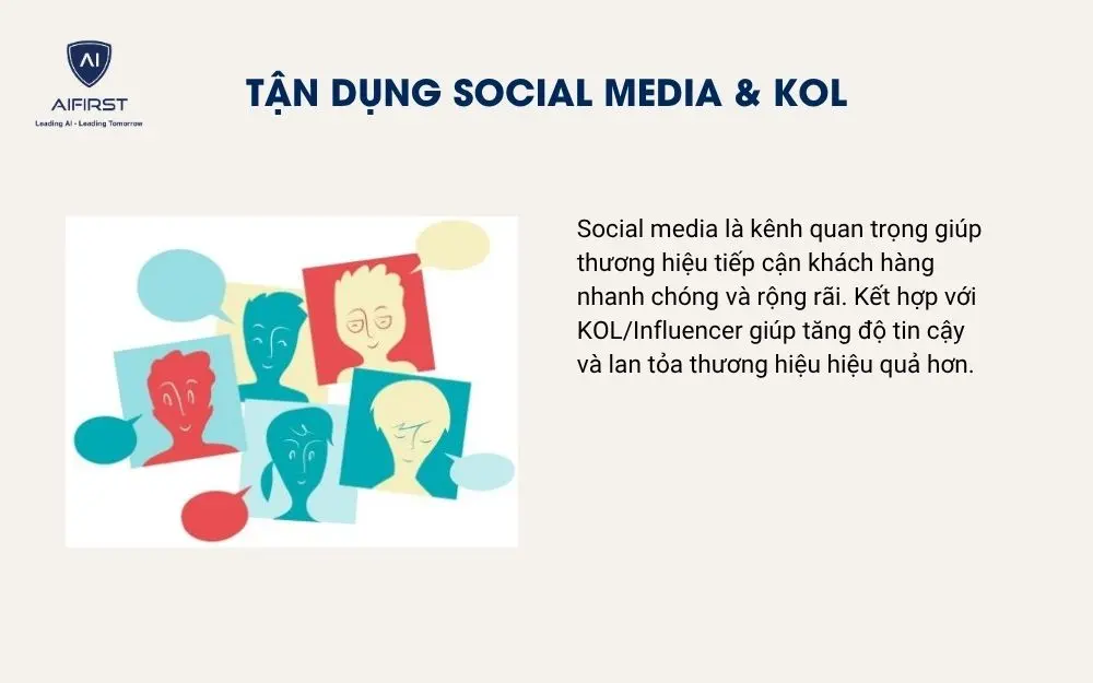 Tận dụng social media & KOL