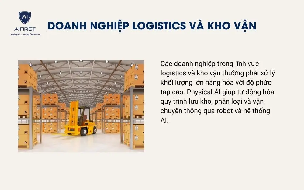 Doanh nghiệp logistics v&agrave; kho vận