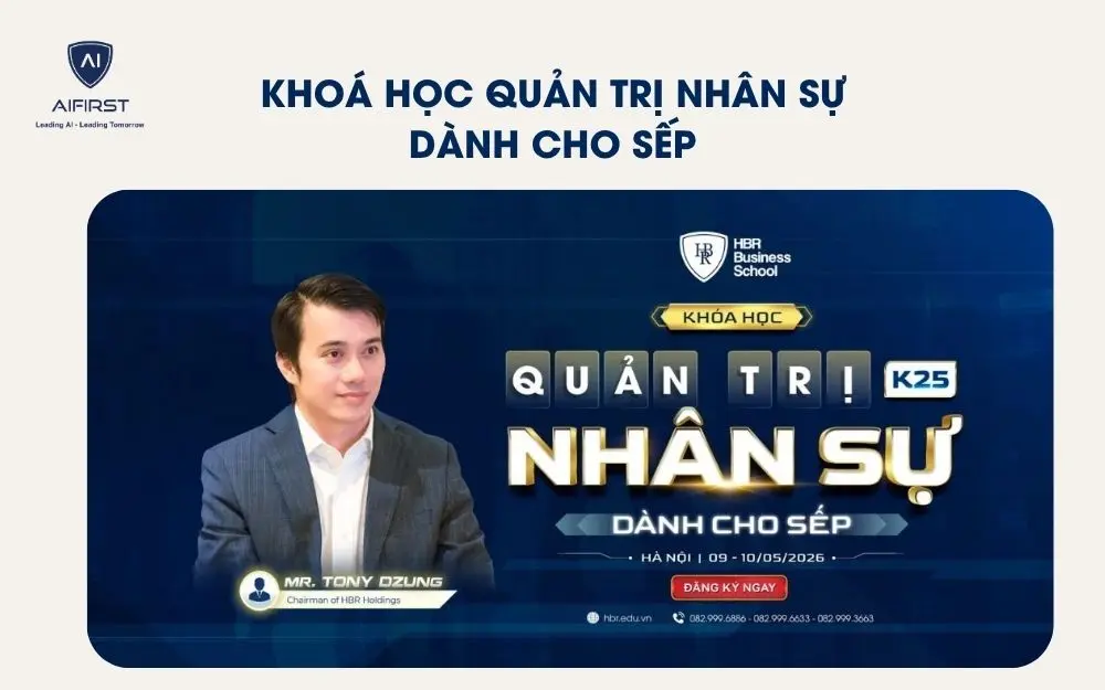Kho&aacute; học quản trị nh&acirc;n sự d&agrave;nh cho sếp