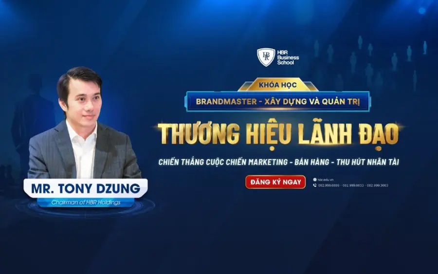 Kho&aacute; học x&acirc;y dựng v&agrave; quản trị thương hiệu l&atilde;nh đạo