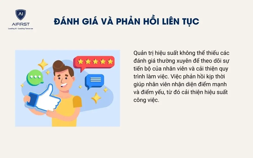 Đ&aacute;nh gi&aacute; v&agrave; phản hồi li&ecirc;n tục