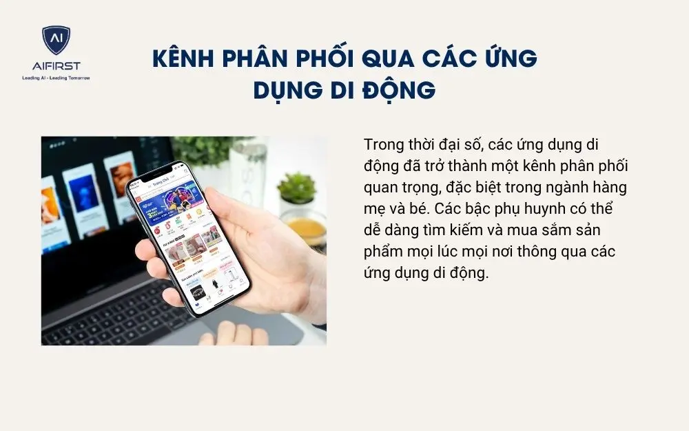 K&ecirc;nh ph&acirc;n phối qua c&aacute;c ứng dụng di động