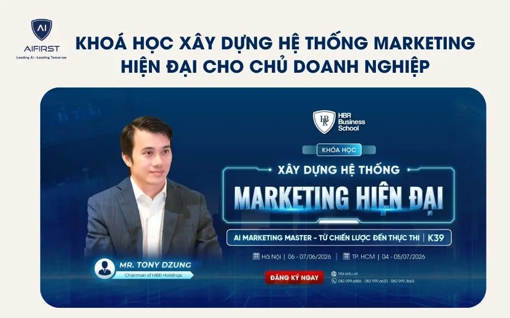 Giải ph&aacute;p kho&aacute; học x&acirc;y dựng hệ thống marketing hiện đại cho chủ doanh nghiệp