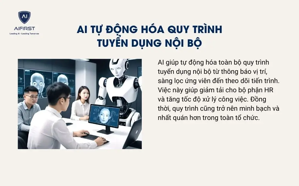 AI tự động h&oacute;a quy tr&igrave;nh tuyển dụng nội bộ