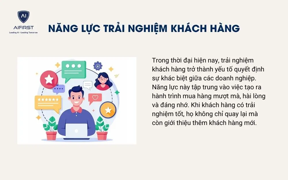 Năng lực trải nghiệm kh&aacute;ch h&agrave;ng