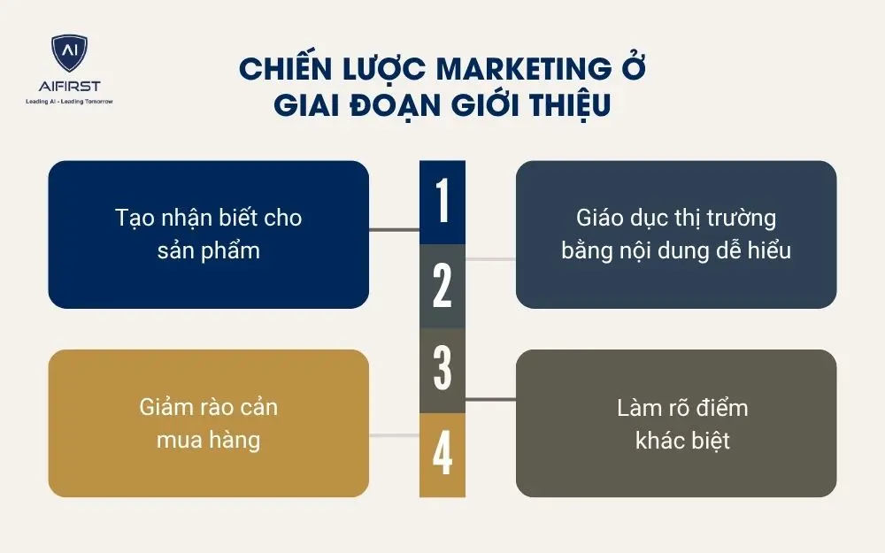 Chiến lược marketing ở giai đoạn giới thiệu