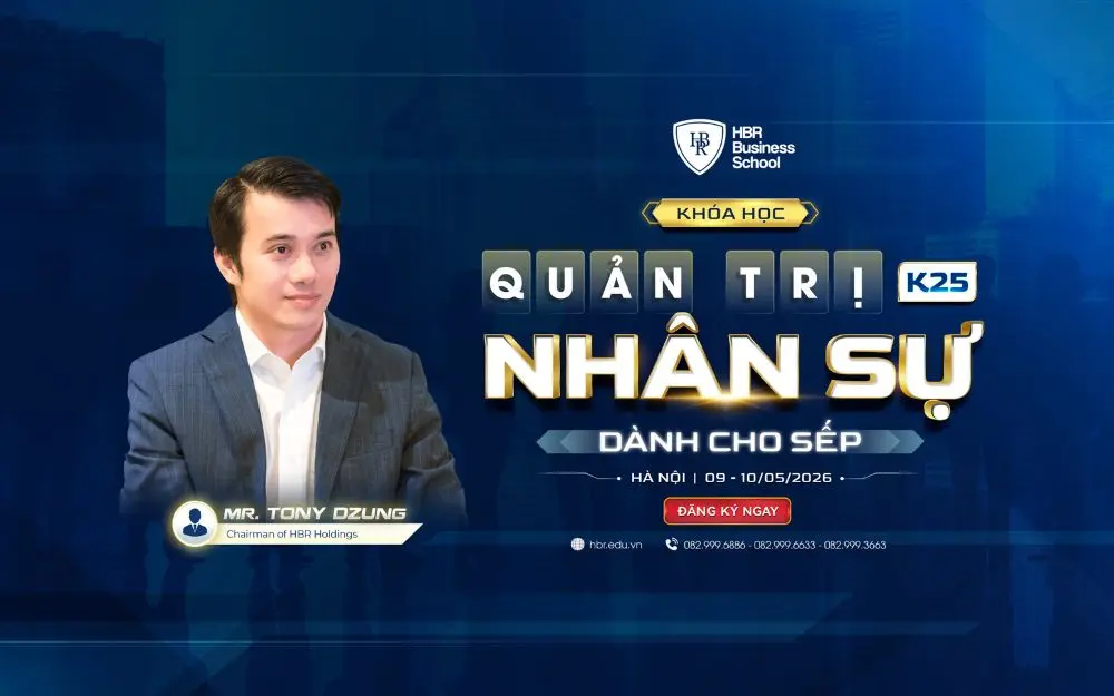 Kh&oacute;a học &ldquo;Quản trị nh&acirc;n sự d&agrave;nh cho sếp&rdquo; 