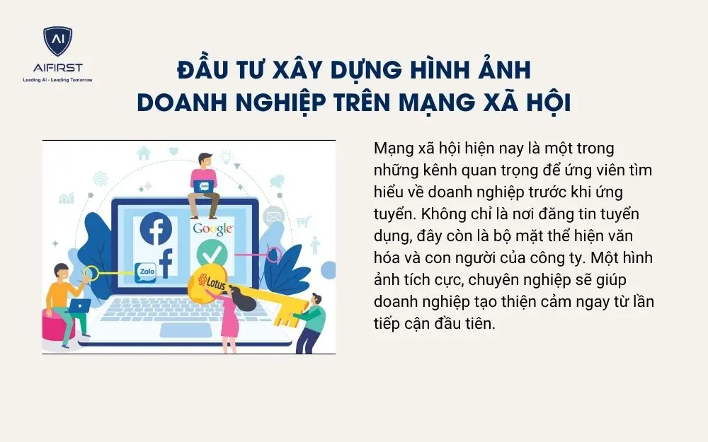 Đầu tư x&acirc;y dựng h&igrave;nh ảnh doanh nghiệp tr&ecirc;n mạng x&atilde; hội