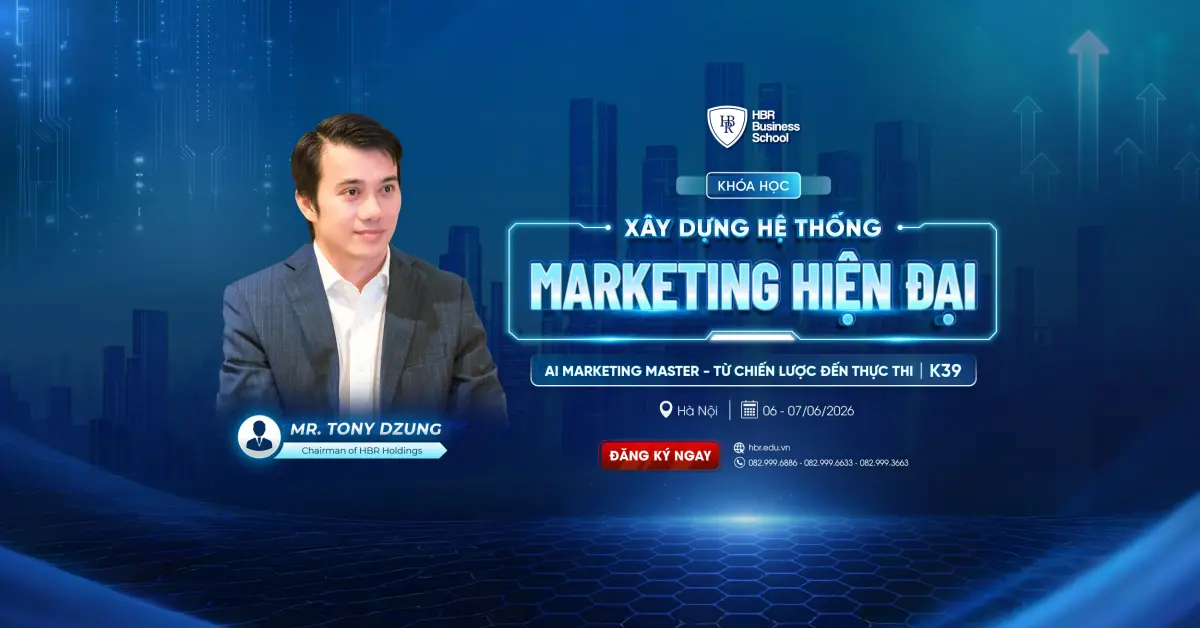 Kh&oacute;a học &ldquo;X&acirc;y dựng hệ thống Marketing hiện đại AI Marketing Master