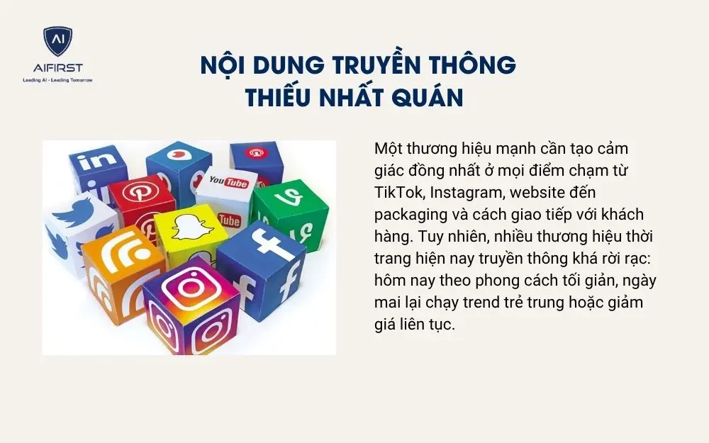 Nội dung truyền th&ocirc;ng thiếu nhất qu&aacute;n