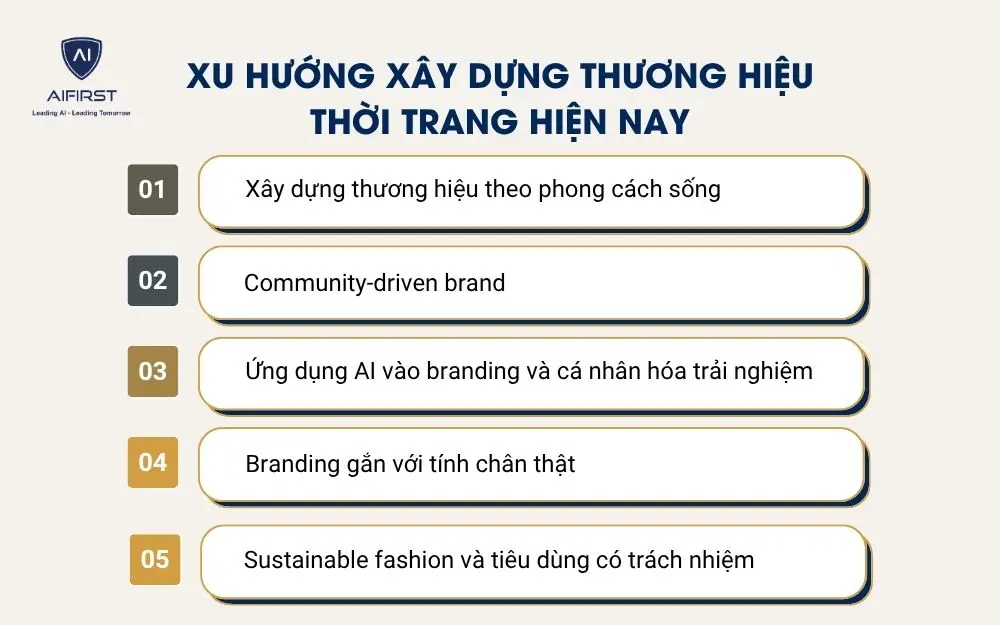 Xu hướng x&acirc;y dựng thương hiệu thời trang hiện nay