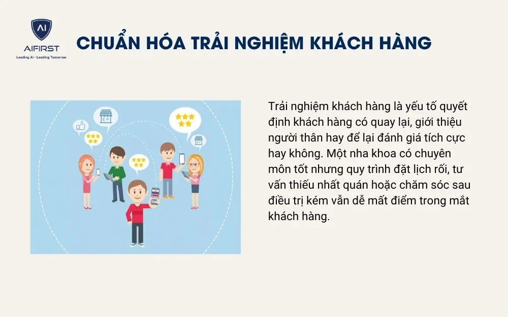 Chuẩn h&oacute;a trải nghiệm kh&aacute;ch h&agrave;ng
