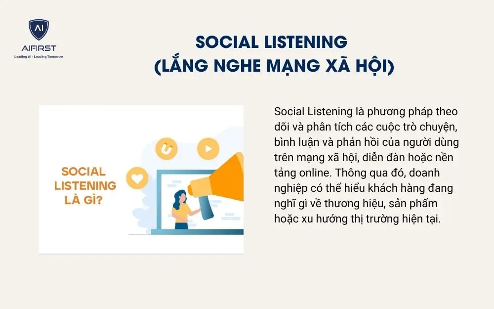 Social Listening (Lắng nghe mạng x&atilde; hội)
