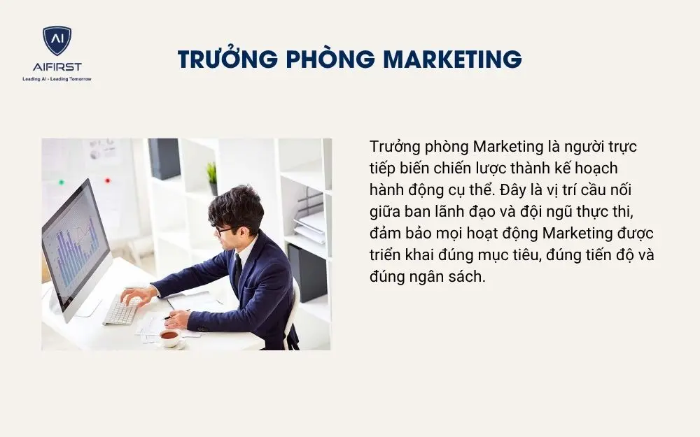 Trưởng ph&ograve;ng Marketing