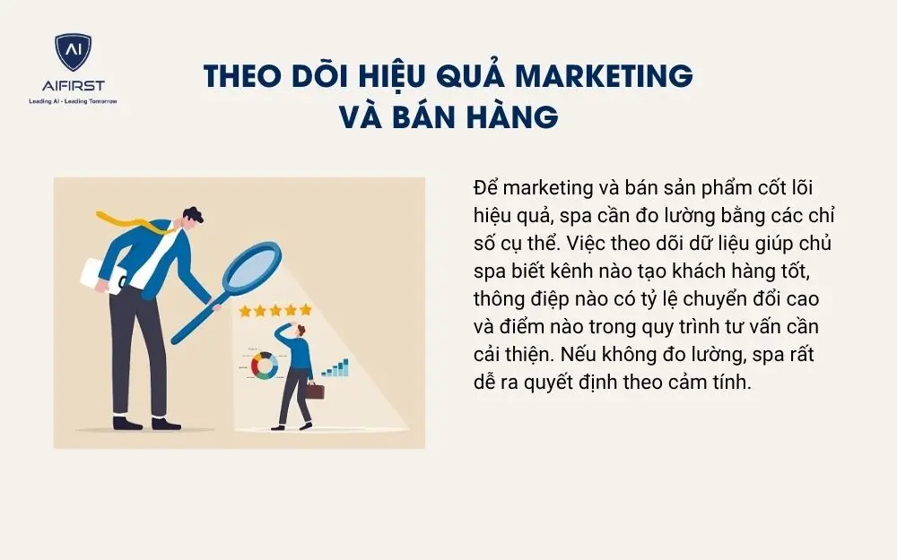 Theo d&otilde;i hiệu quả marketing v&agrave; b&aacute;n h&agrave;ng