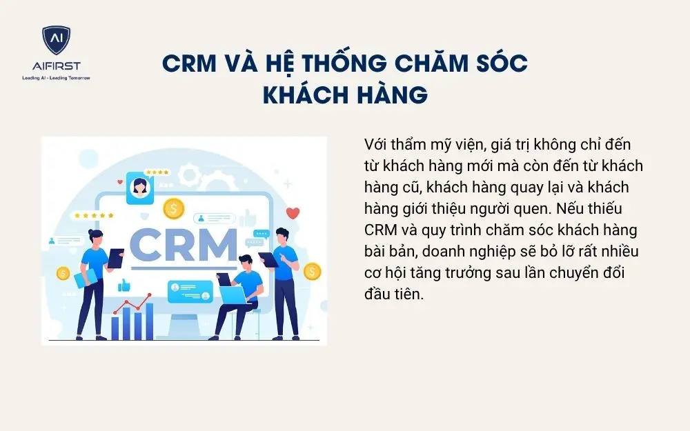 CRM v&agrave; hệ thống chăm s&oacute;c kh&aacute;ch h&agrave;ng