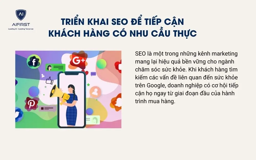 Triển khai SEO để tiếp cận kh&aacute;ch h&agrave;ng c&oacute; nhu cầu thực