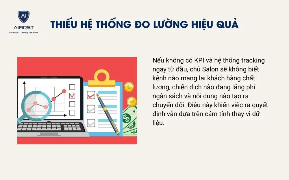 Thiếu hệ thống đo lường hiệu quả
