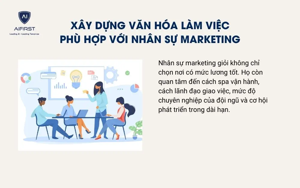 X&acirc;y dựng văn h&oacute;a l&agrave;m việc ph&ugrave; hợp với nh&acirc;n sự marketing