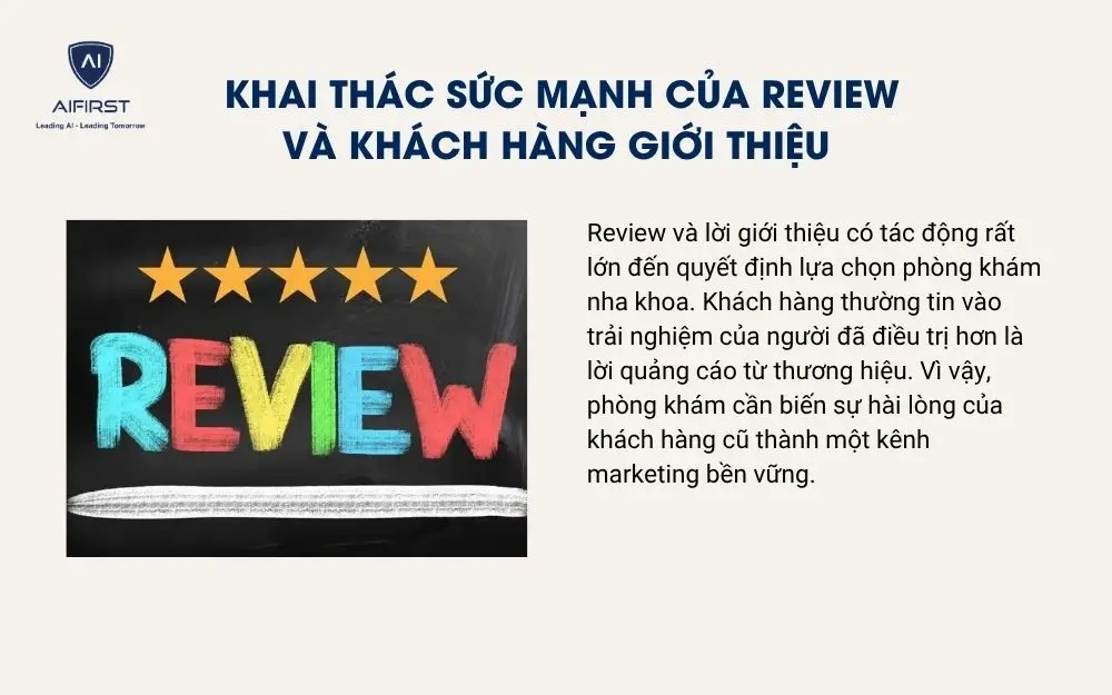 Khai th&aacute;c sức mạnh của review v&agrave; kh&aacute;ch h&agrave;ng giới thiệu