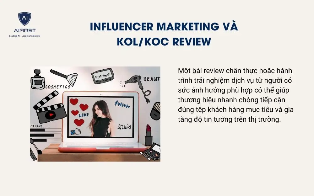  Influencer Marketing v&agrave; KOL/KOC Review