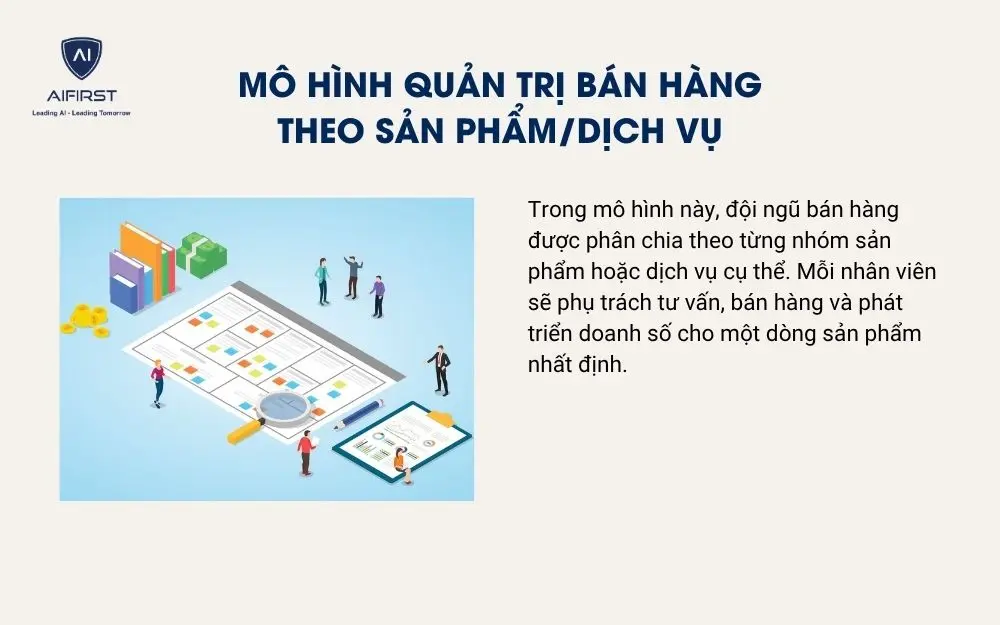 M&ocirc; h&igrave;nh quản trị b&aacute;n h&agrave;ng theo sản phẩm/dịch vụ