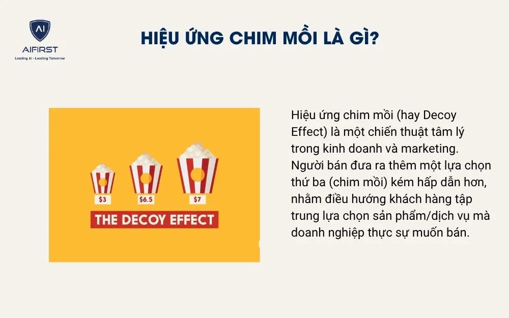 Hiệu ứng chim mồi l&agrave; g&igrave;?&nbsp;