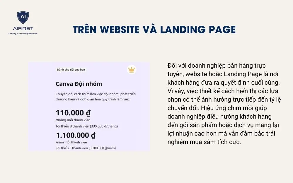 Tr&ecirc;n website v&agrave; Landing Page