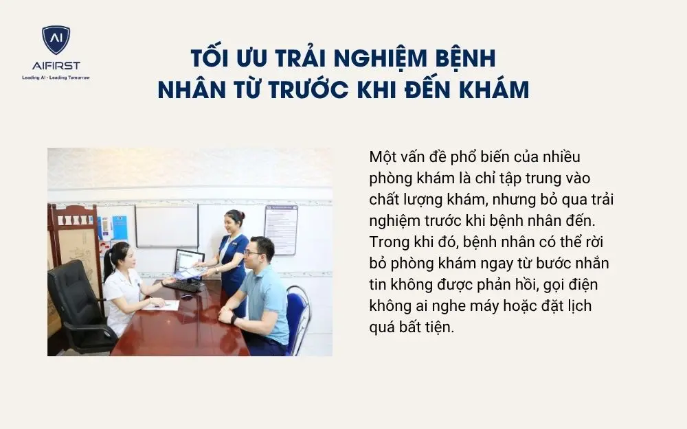 Tối ưu trải nghiệm bệnh nh&acirc;n từ trước khi đến kh&aacute;m