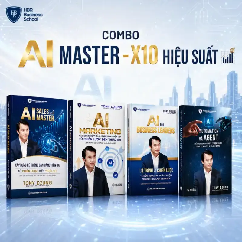 Combo 4 cuốn A.I - X10 Hiệu suất