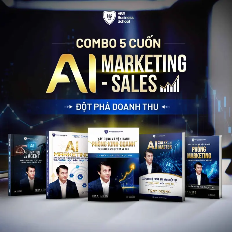 Combo 5 cuốn A.I marketing - sale bứt ph&aacute; doanh số 
