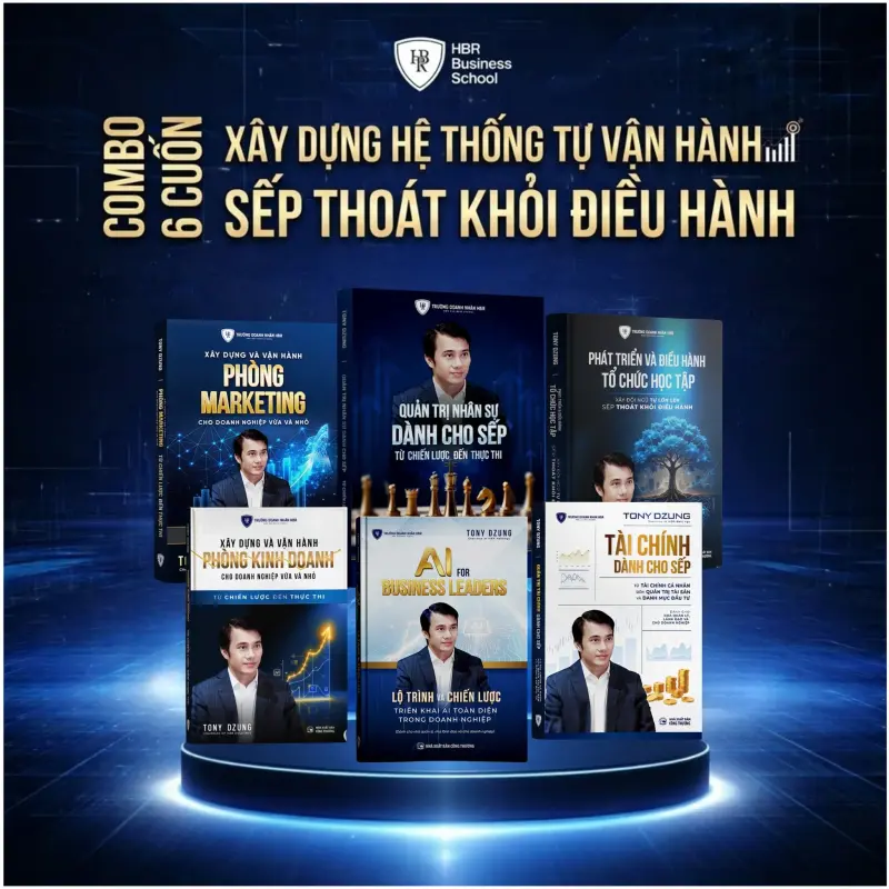 Combo 6 cuốn X&acirc;y dựng hệ thống tự vận h&agrave;nh &ndash; Sếp tho&aacute;t khỏi điều h&agrave;nh