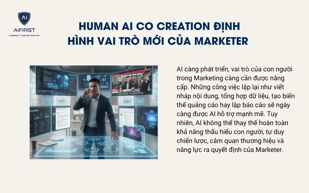 Human AI Co Creation định h&igrave;nh vai tr&ograve; mới của Marketer