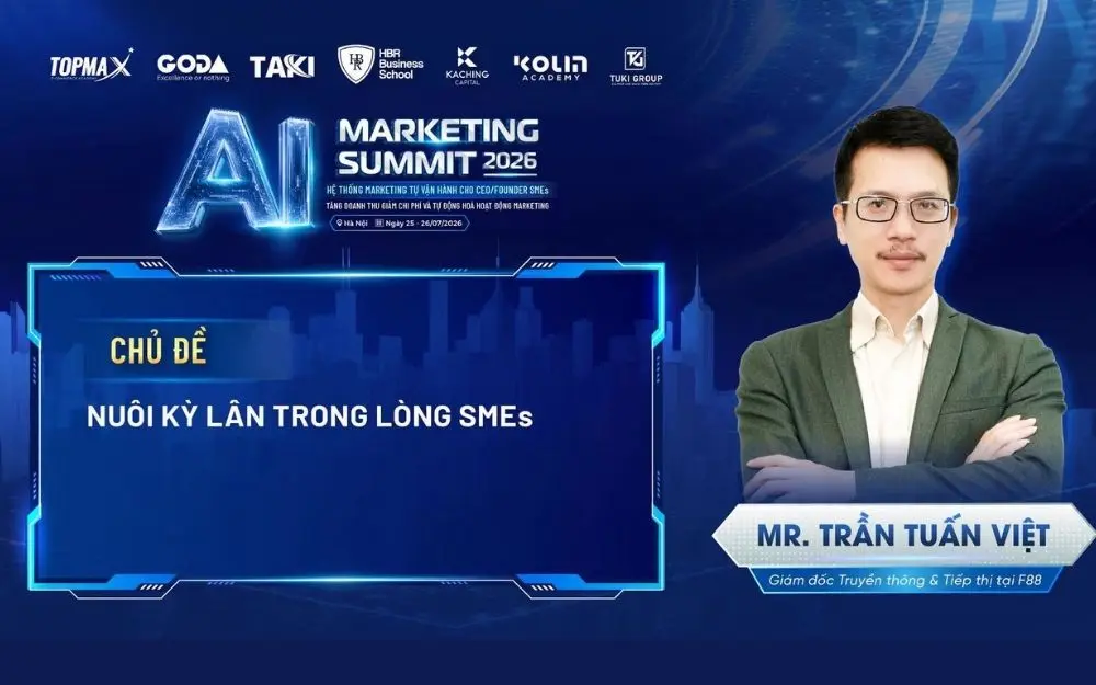 Mr. Trần Tuấn Việt &ndash; Gi&aacute;m đốc Truyền th&ocirc;ng & Tiếp thị F88