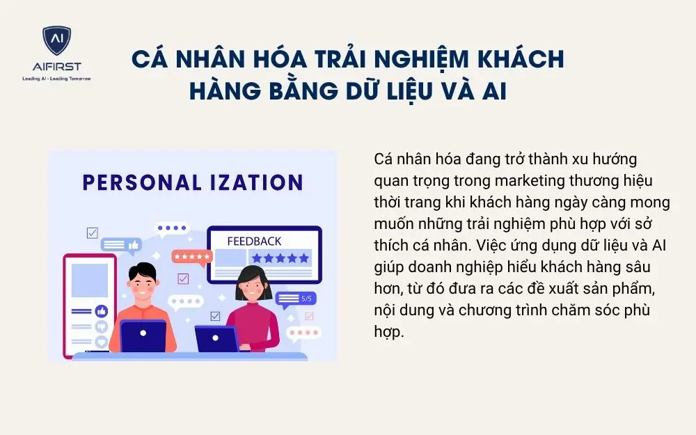 C&aacute; nh&acirc;n h&oacute;a trải nghiệm kh&aacute;ch h&agrave;ng bằng dữ liệu v&agrave; AI