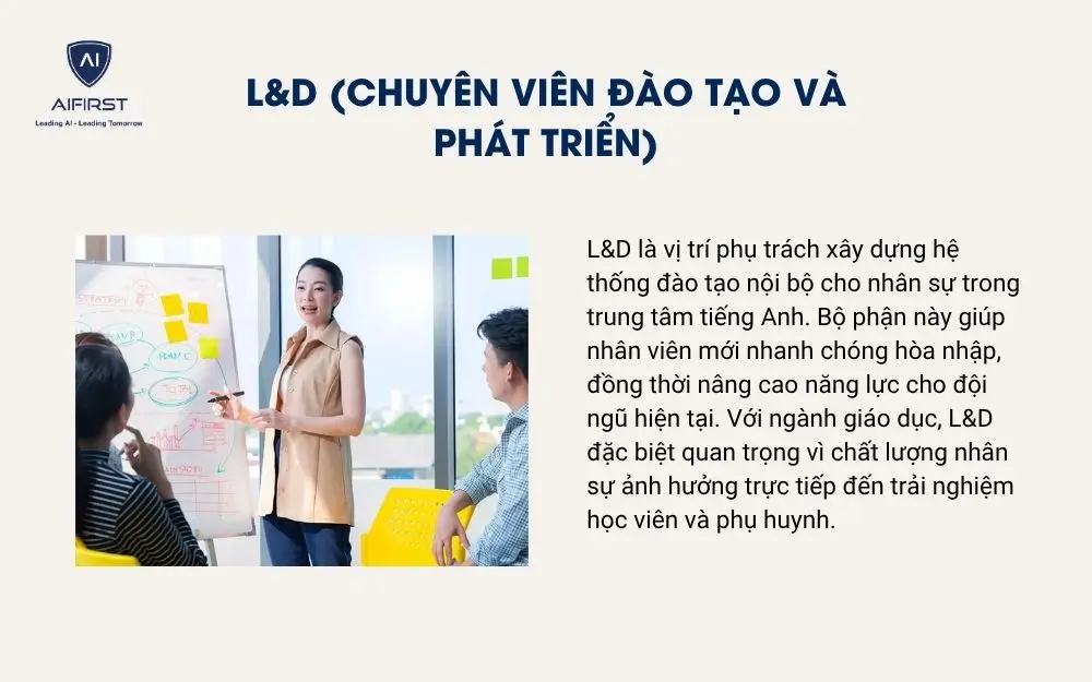 L&D (Chuy&ecirc;n vi&ecirc;n đ&agrave;o tạo v&agrave; ph&aacute;t triển)