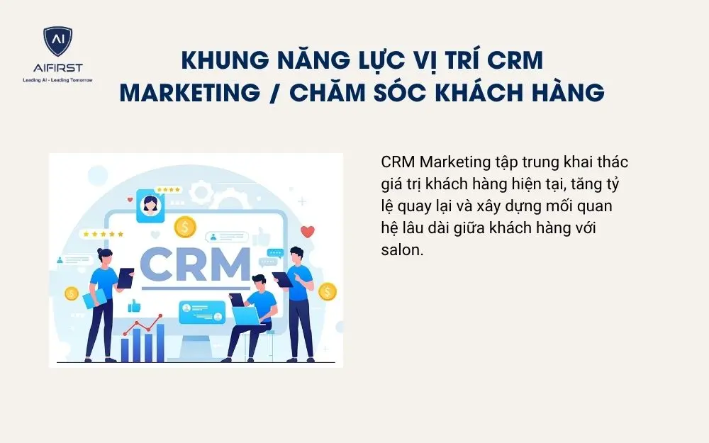 Khung năng lực vị tr&iacute; CRM Marketing / Chăm s&oacute;c kh&aacute;ch h&agrave;ng